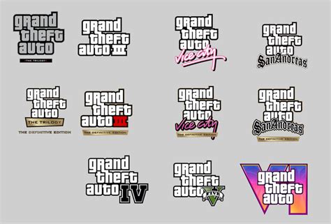 9 Grand Theft Auto Logos By Abbysek On Deviantart