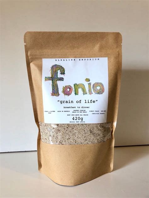 Fonio Grain 420g West Africa 100 Organic Direct Trade Etsy