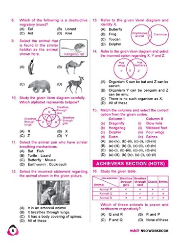 MTG National Science Olympiad NSO Workbook For Class 5 Quick Recap