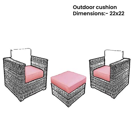 22 x 22 Outdoor Cushions - ZIPCushions