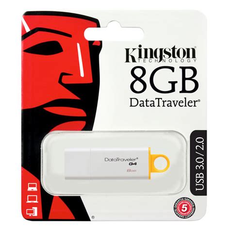 Kingston DTIG4 8GB DataTraveler G4 USB Flash Drive 8 GB Yellow