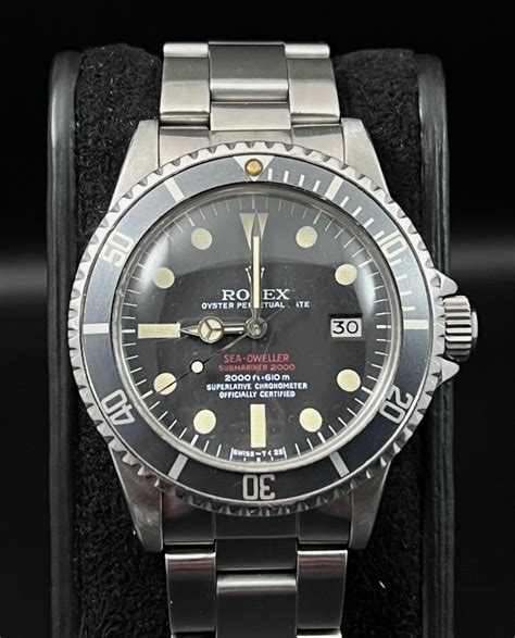 Full Set Drsd Rolex Double Red Sea Dweller Ref Mark Iii Luxury