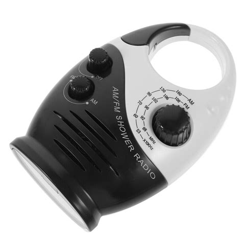 Waterproof Shower Radio Bathroom Small Shower Speaker Radio With Top Handle Ebay