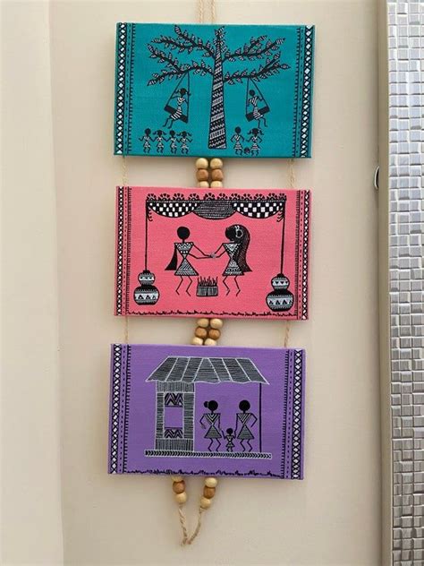 Diy Wall Art Hanging Wall Art Indian Art Paintings Tribal Art