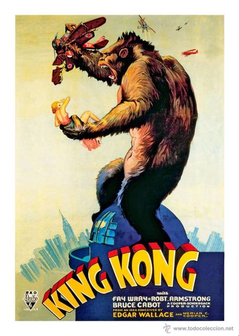 King Kong 1933 Lámina Cartel De Cine Original Vendido En Venta