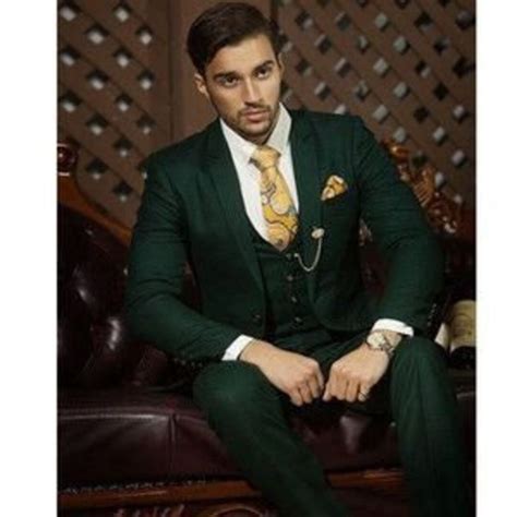 Men Suit Green 3 Piece Beach Wedding Suits Groom Wear Suits Etsy