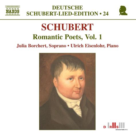 Schubert Lied Edition 24 Romantic Poets Vol 1 Cd Opus3a