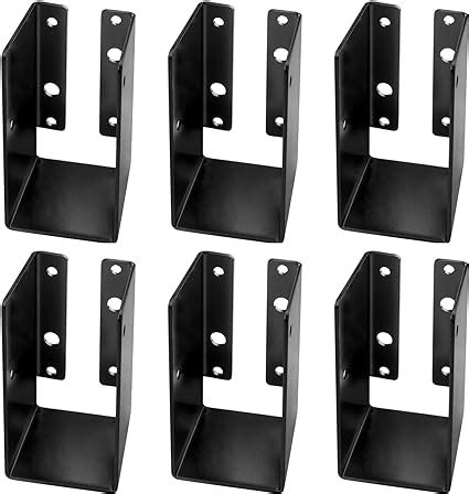 Pcs Concealed Joist Hanger Flange Black Joist Hanger For X Inches