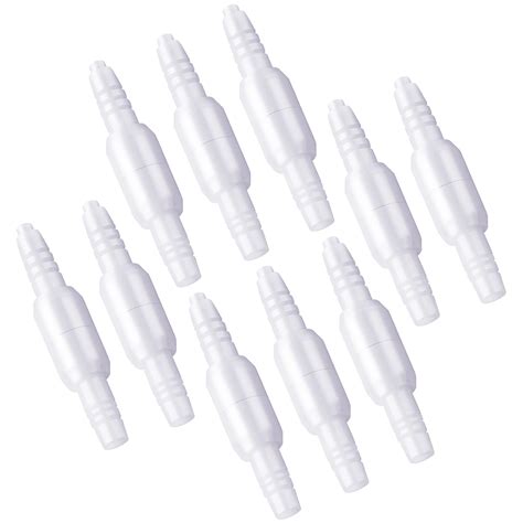 10 Pack Oxygen Tubing Connector Oxygen Swivel Connector for Oxygen Tube 360 Rotation Cannula ...