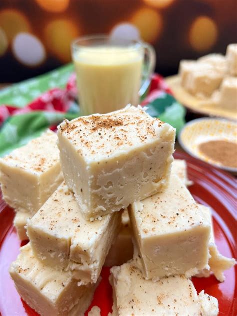 Easy And Creamy Eggnog Fudge Recipe Back To My Southern Roots