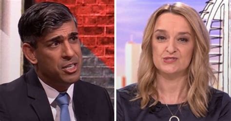 Rishi Sunak In Fiery Clash With Bbcs Laura Kuenssberg Over Brexit