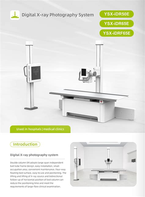 Ysenmed Ysx Idrf E Kw Dynamic Digital Electric X Ray Radiography And