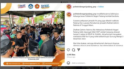 4 Fakta Kabar Duka Zhafirah Zahrim Febrina Meninggal Dunia Korban