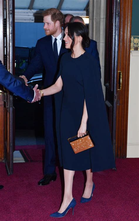 Meghan Markle Navy Dress at Queen Elizabeth's Birthday - Meghan Markle ...