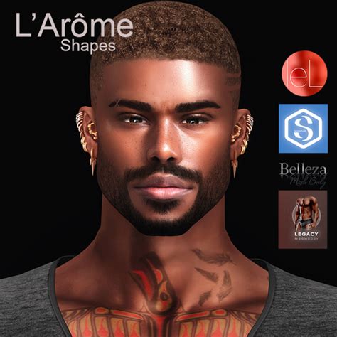 Second Life Marketplace - MITTER BENTO MALE SHAPE FOR LELUTKA HEAD DEVON EVOX