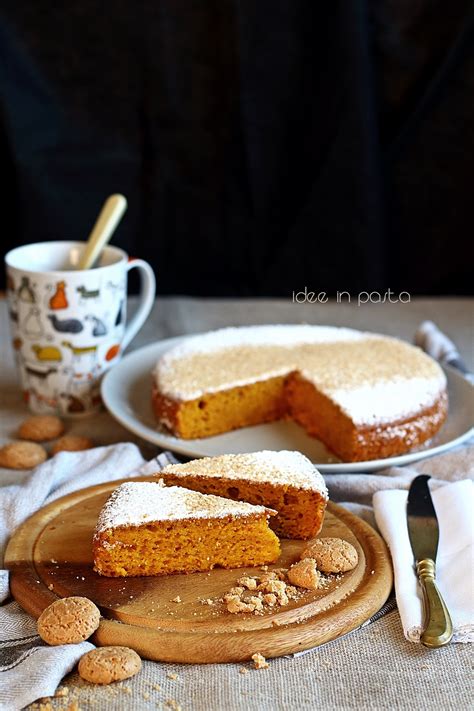 Torta Di Zucca E Amaretti Senza Burro Idee In Pasta