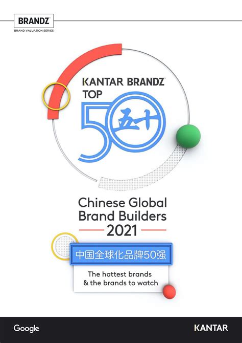 Kantar Brandz 2021年中国全球化品牌50强（英） 报告 报告厅