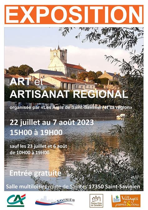 Exposition d art et artisanat régional Mairie de Saint Savinien sur