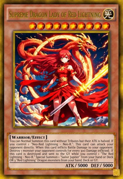 Supreme Dragon Lady Of Red Lightning By Neo Redranger On Deviantart