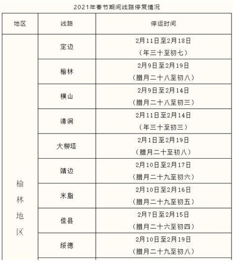 2021西安客运站春节时刻表旅泊网