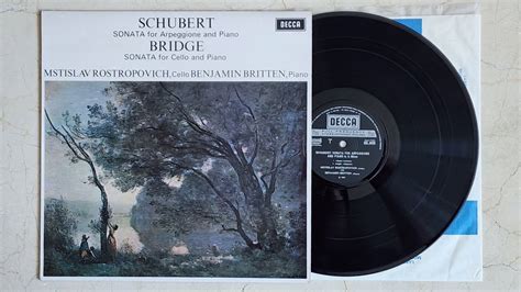 Vinyl Lp Ne R A Schubert Sonata For Arpeggione And Piano