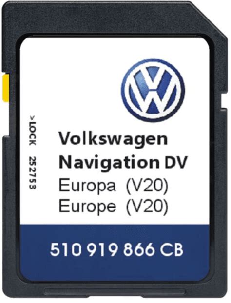 Volkswagen Discover Pro Dv Sat Nav Map Update Sd Card Europe