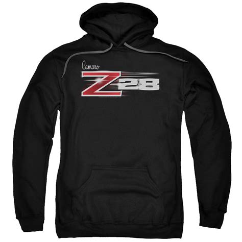 Chevy Hoodie Camaro Z28 Logo Black Sweatshirt Hoody Chevy Camaro Z28