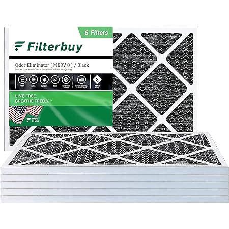 Filterbuy X X Air Filter Merv Allergen Odor Eliminator Pleated