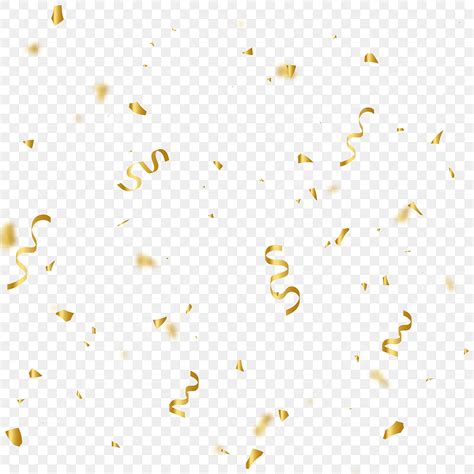 Gold Konfetti Png Hintergrund Feier Konfetti Golden Png Und Psd