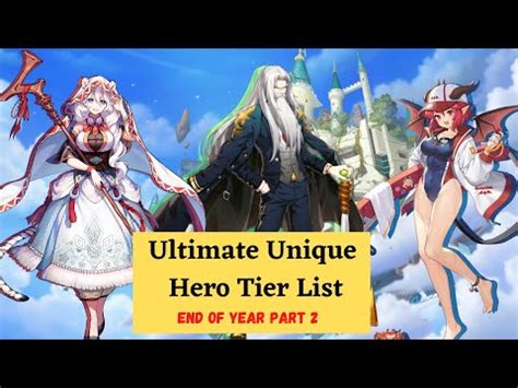 Guardian Tales Ultimate Unique Hero Tier List End Of Part