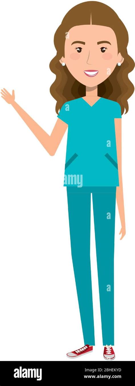 Female Paramedic Avatar Character Icon Stock Vector Image Art Alamy