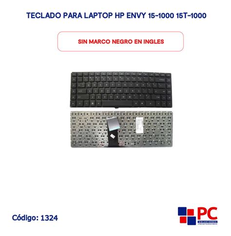 Teclado Para Laptop Hp Envy 15 1000 15t 1000 Sin Marco Negro En Ingles