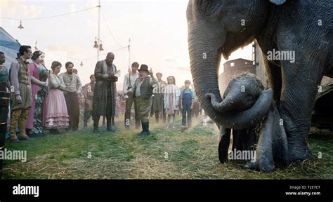 DUMBO Center From Left Deobia Oparei Colin Farrell Danny DeVito