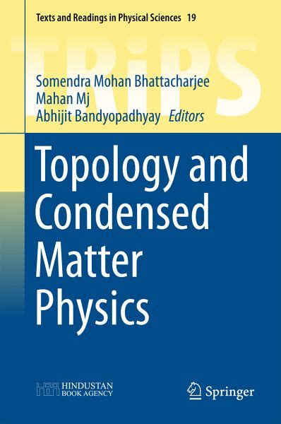 Topology And Condensed Matter Physics Ebook Pdf Portofrei Bei