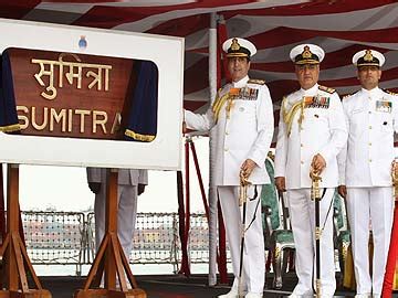 Navy S Largest Patrolling Vessel INS Sumitra Commissioned