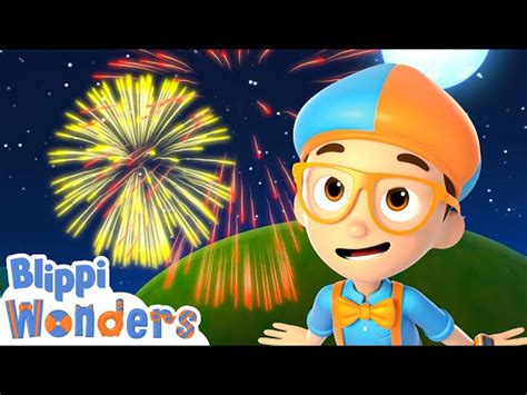 Blippi Wonders Why Are Fireworks Different Colors Blippi Wonders