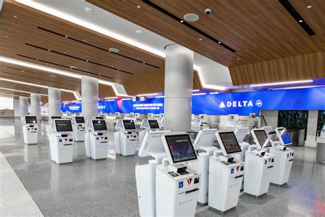 Check In Area At Deltas New Lax Terminal Delta News Hub