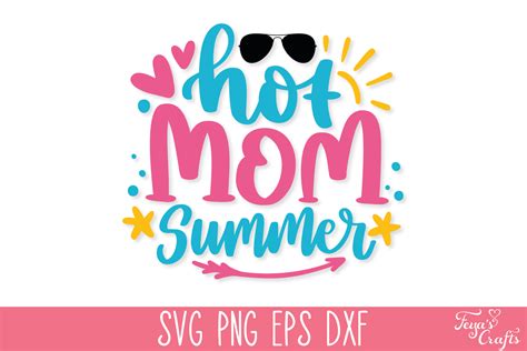 Hot Mom Summer SVG Graphic By Anastasia Feya Creative Fabrica