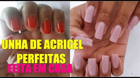 Unhas De Acrigel Em Casa Passo A Passo Youtube