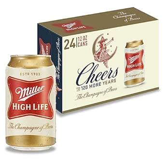 Amazon Miller High Life American Lager Cerveza Paquete De 24