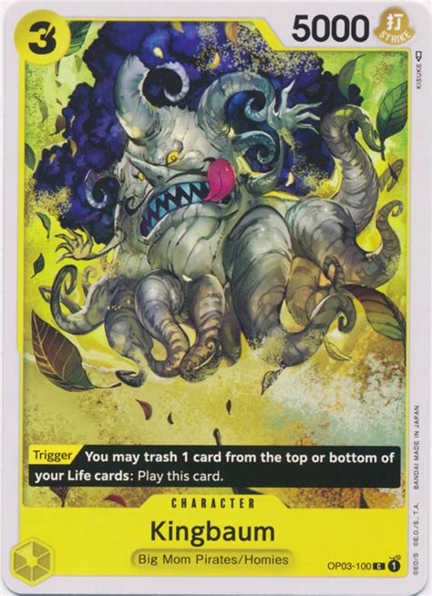 Kingbaum Pillars Of Strength One Piece Tcg