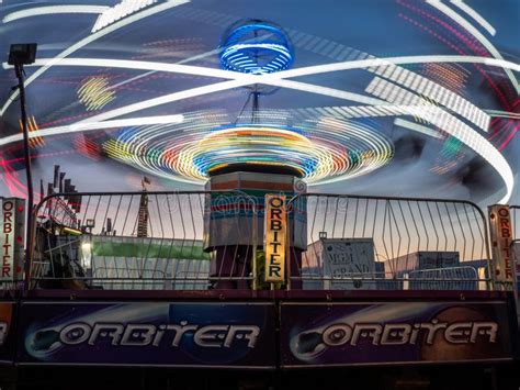 Gravitron Amusement Park At Fall Carnival Editorial Stock Image Image