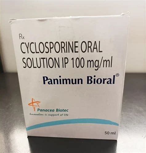 100mg Cyclosporine Oral Solution 100 Mg Ml At Rs 3000 Bottle In