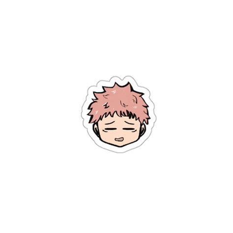 Yuji Itadori Derp Sticker Jujutsu Kaisen Stickers Itadori Stickers Etsy