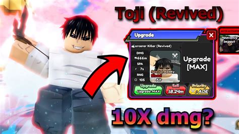 New Secret Toji Revived 6 Star Showcase 0 1 To Get All Star Tower Defense Youtube