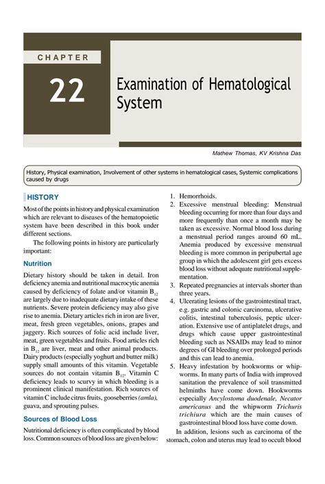 Solution Examination Of Hematological System Studypool