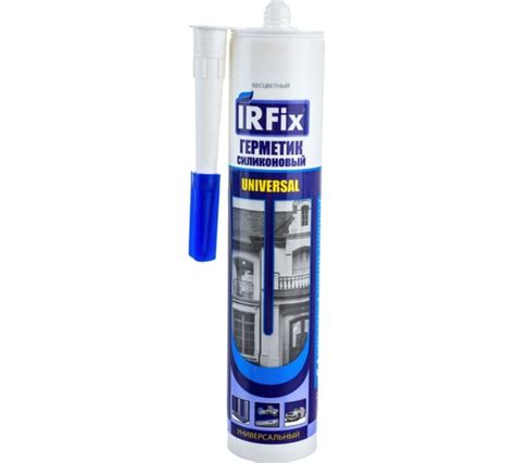 Силиконовый универсальный герметик IRFIX бесцветный 310 мл 20003 ...