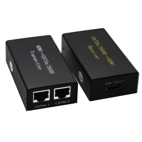 HDMI Extender 196ft 60m Over LAN Single 46 OFF