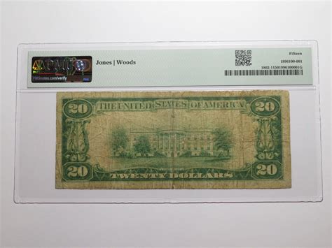 Thompson Iowa Ia National Currency Bank Note Bill Charter