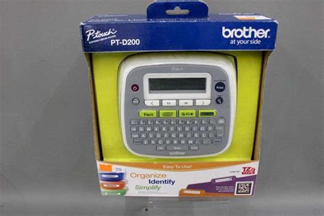 Brother P Touch Electronic Labeling System PT D200 Easy To Use Label